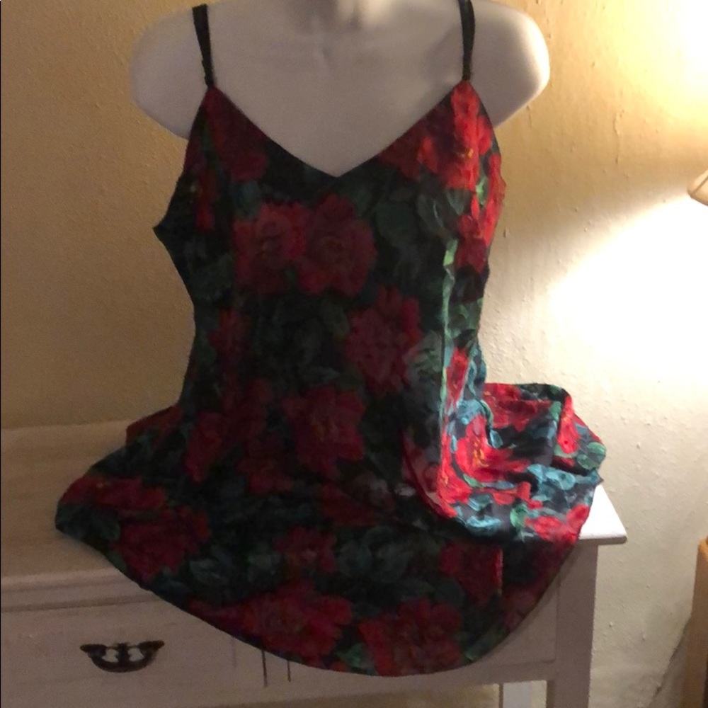 Rose floral lingerie